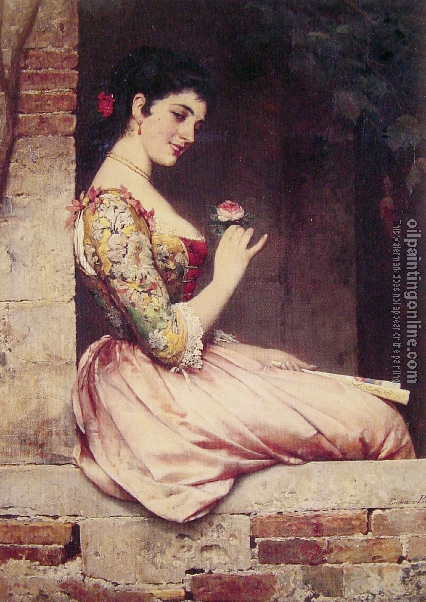 Eugene de Blaas - The Rose